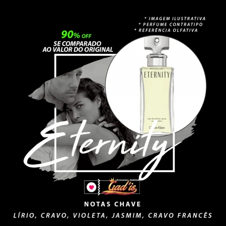 Perfume Similar Gadis 190 Inspirado em Eternity Contratipo